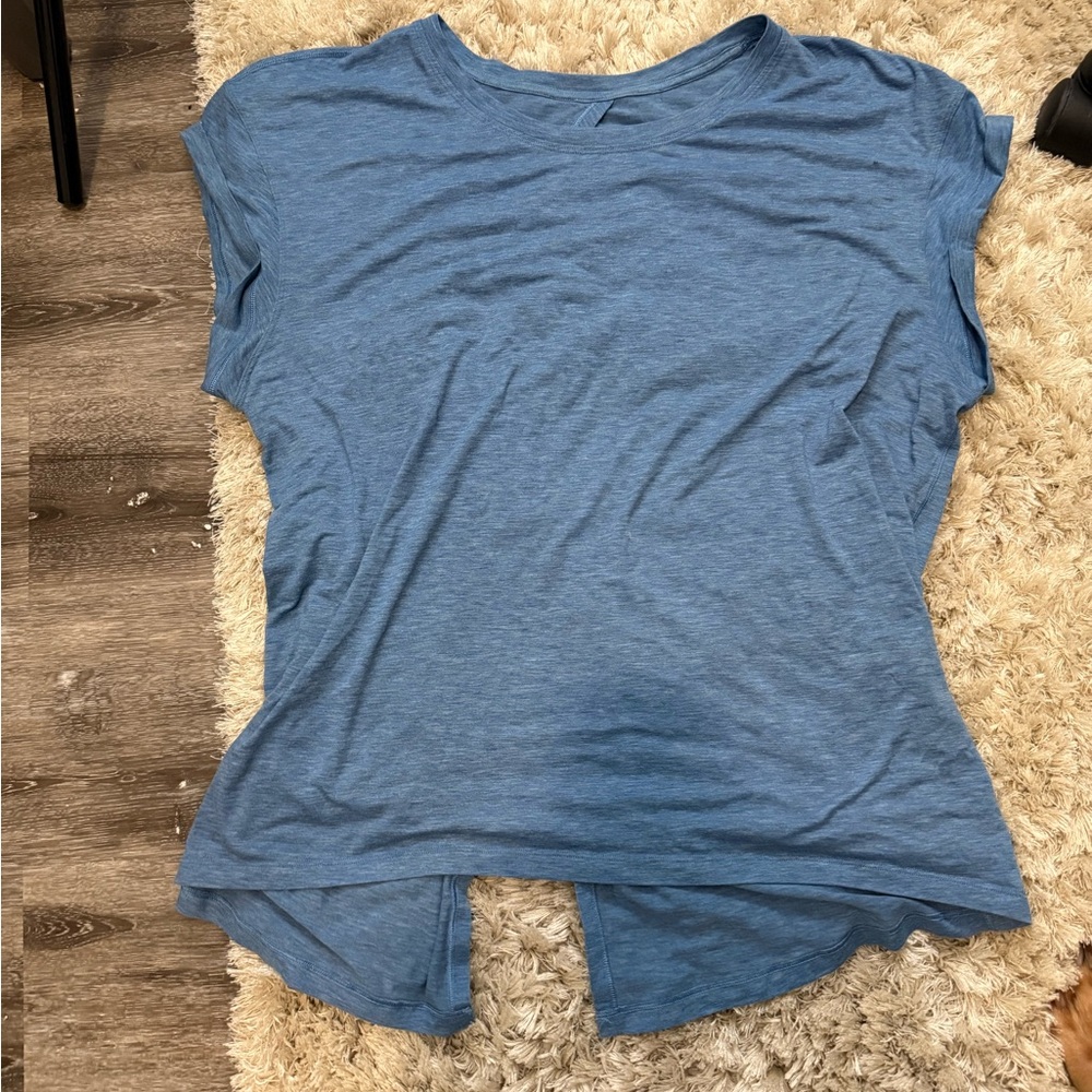 Lululemon Keyhole Tie back tee